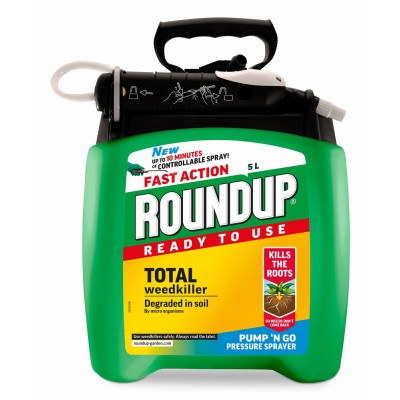 Roundup Fast Action Weedkiller Pump & Go 5 Litre